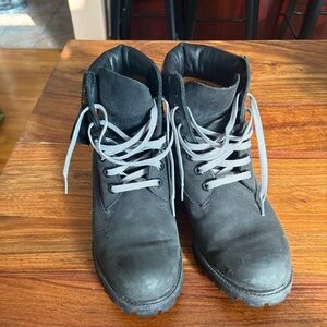 TIMBERLAND Premium Black Men’s Boots -Size 9